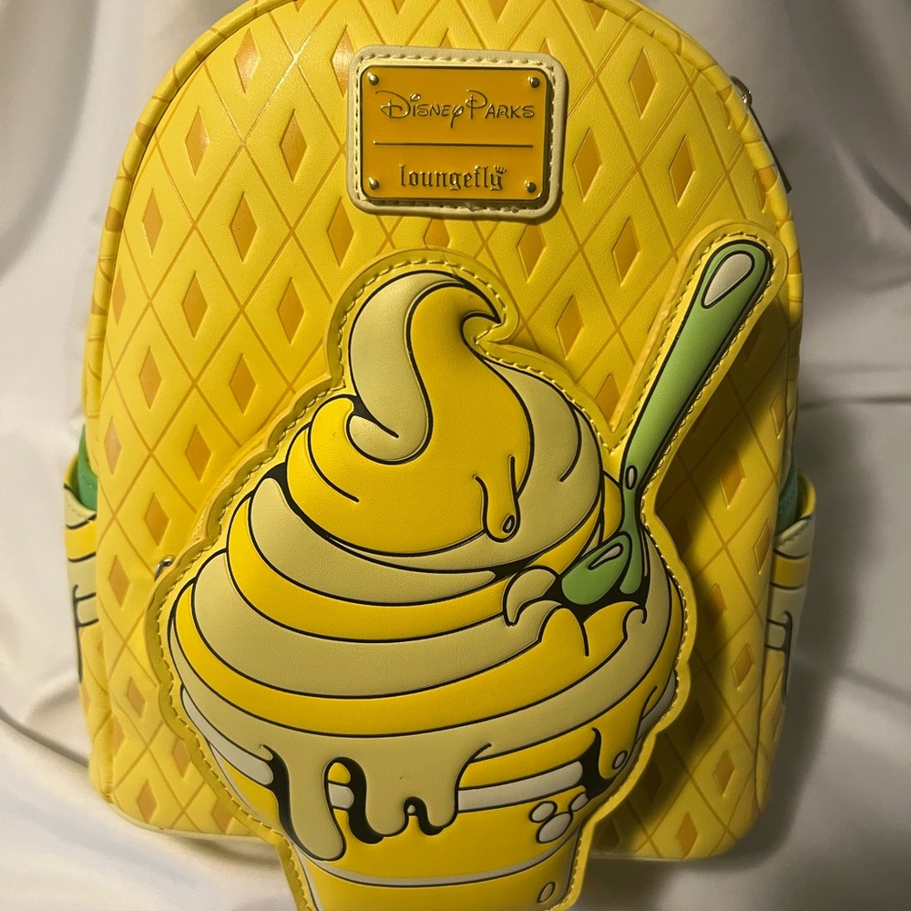 Loungefly Disney Parks Yellow Ice Cream Kids Backpack